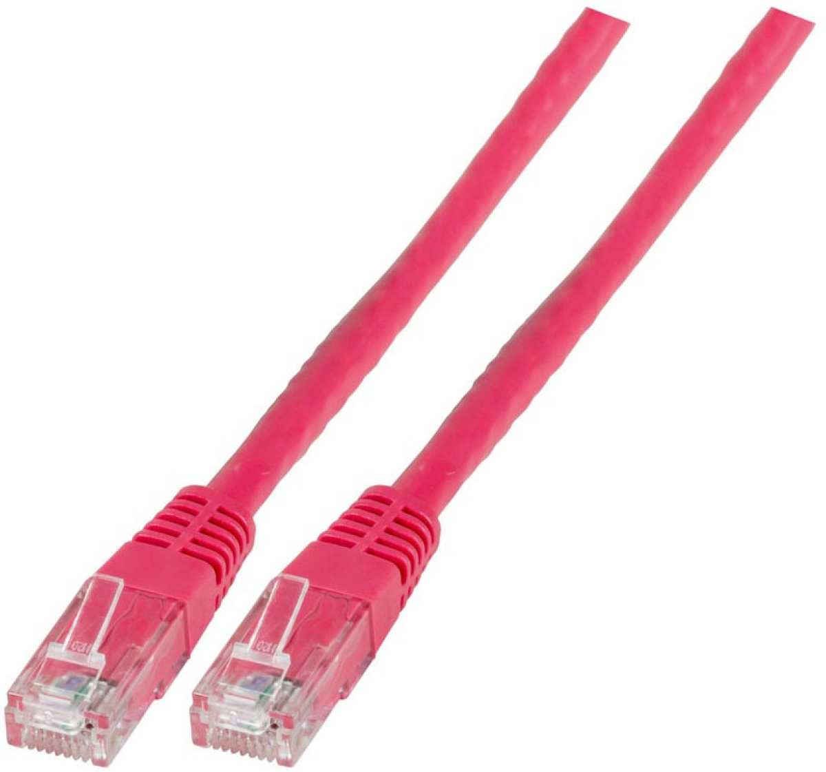 Пач корда категория 6 RJ45, неекранирана U-UTP, PVC, CCA, розова, 5 метрана ниска цена с бърза доставка - BestPC.BG