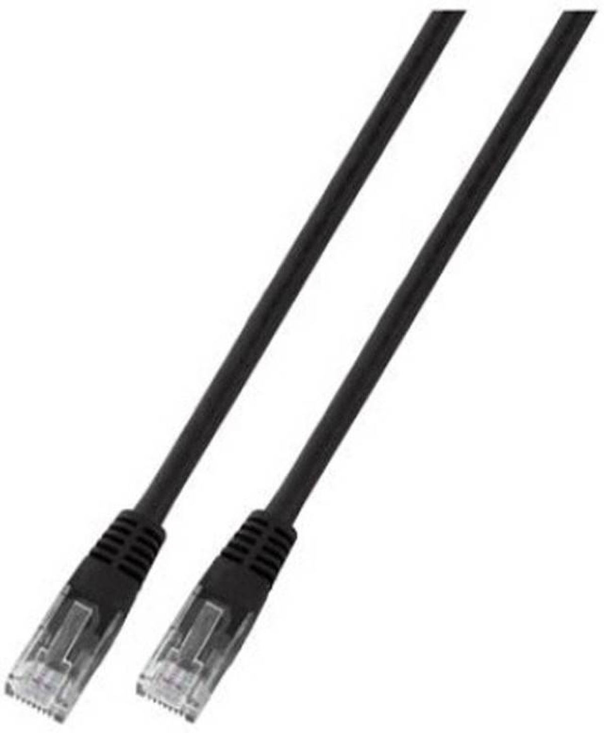 Мрежова пач корда U-UTP, кат. 5e, PVC, CCA, черна — 15 метрана ниска цена с бърза доставка - BestPC.BG