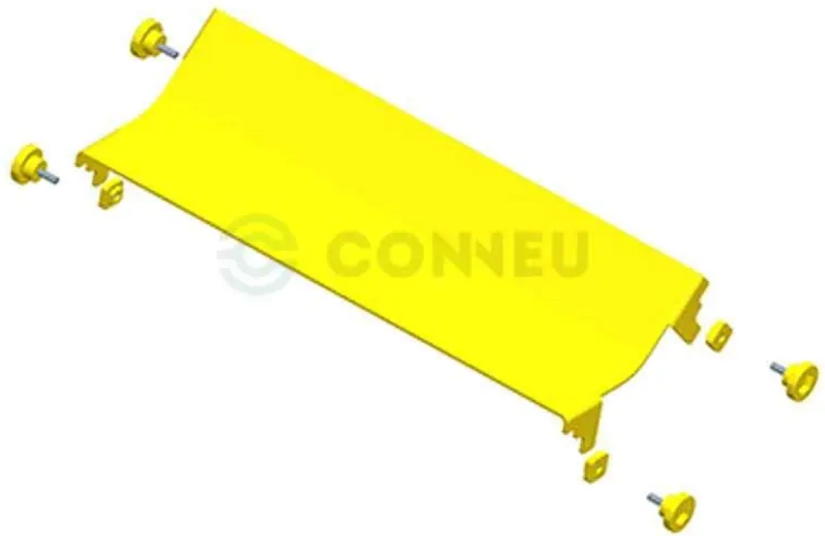 Елемент Капак за преход 45° нагоре за канал 360 мм Fiber Raceway, Conneuна ниска цена с бърза доставка - BestPC.BG