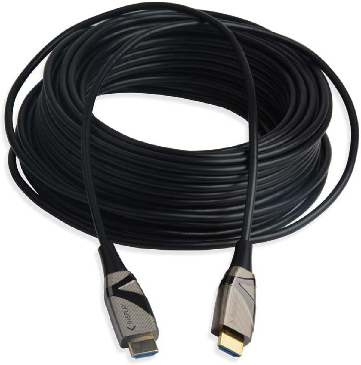 Активен оптичен HDMI 2.0 Кабел 4K Ultra HD HDMI A-A M-M — 50 метрана ниска цена с бърза доставка - BestPC.BG