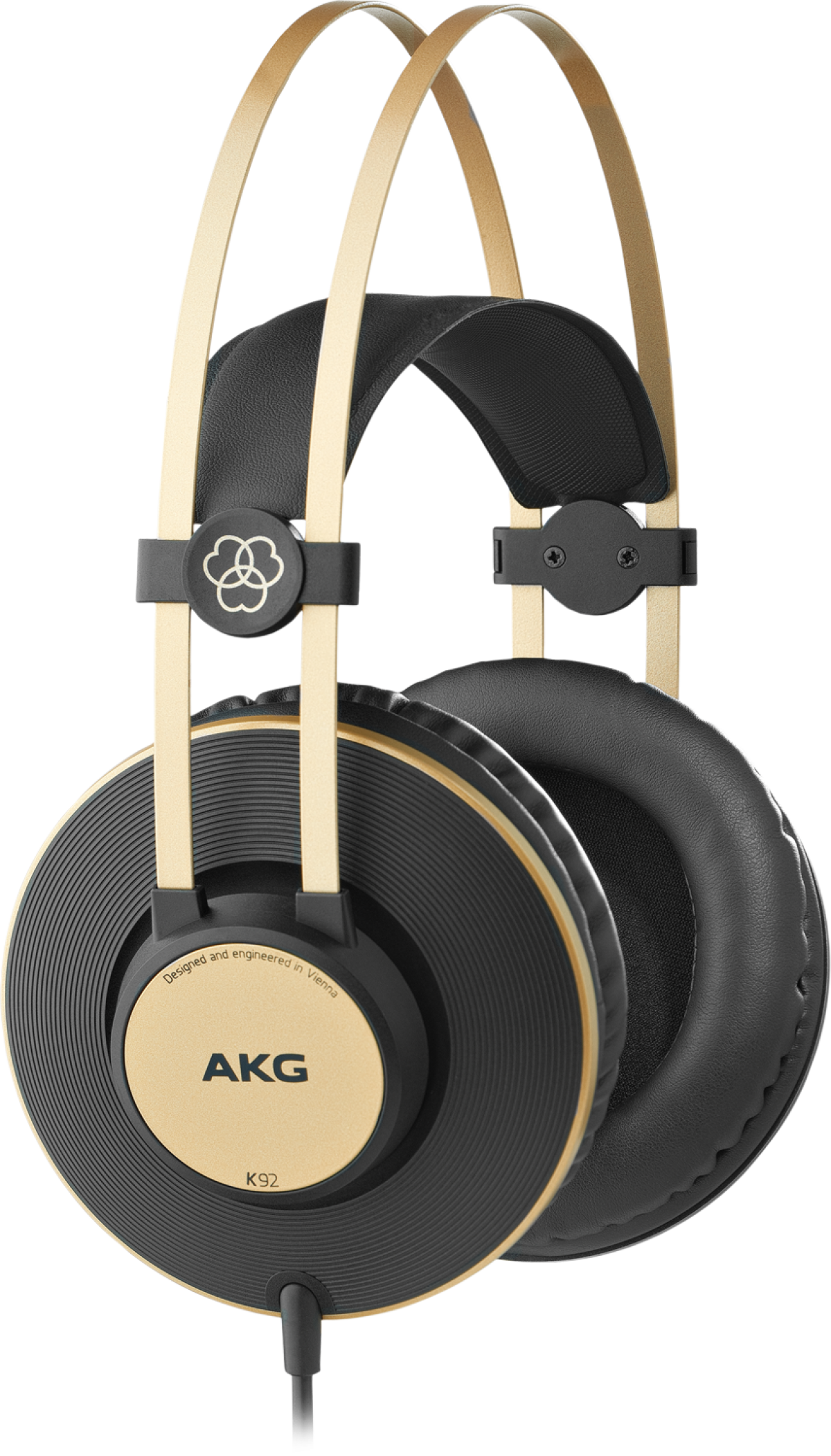 Слушалки AKG K92 Wired Closed-Back Headphones - Черни/златнина ниска цена с бърза доставка - BestPC.BG