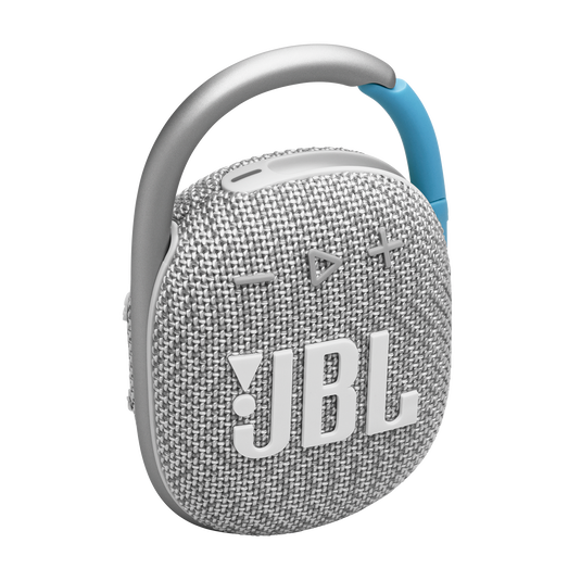 JBL Clip 4 Eco Portable Bluetooth Speaker - Бялна ниска цена с бърза доставка - BestPC.BG