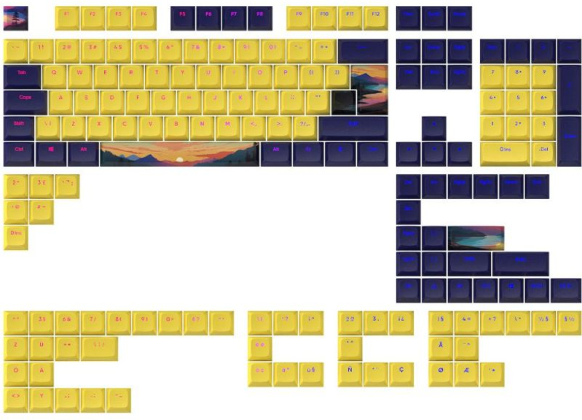 Продукт Dark Project - Sunset PBT - ANSI & ISOна ниска цена с бърза доставка - BestPC.BG