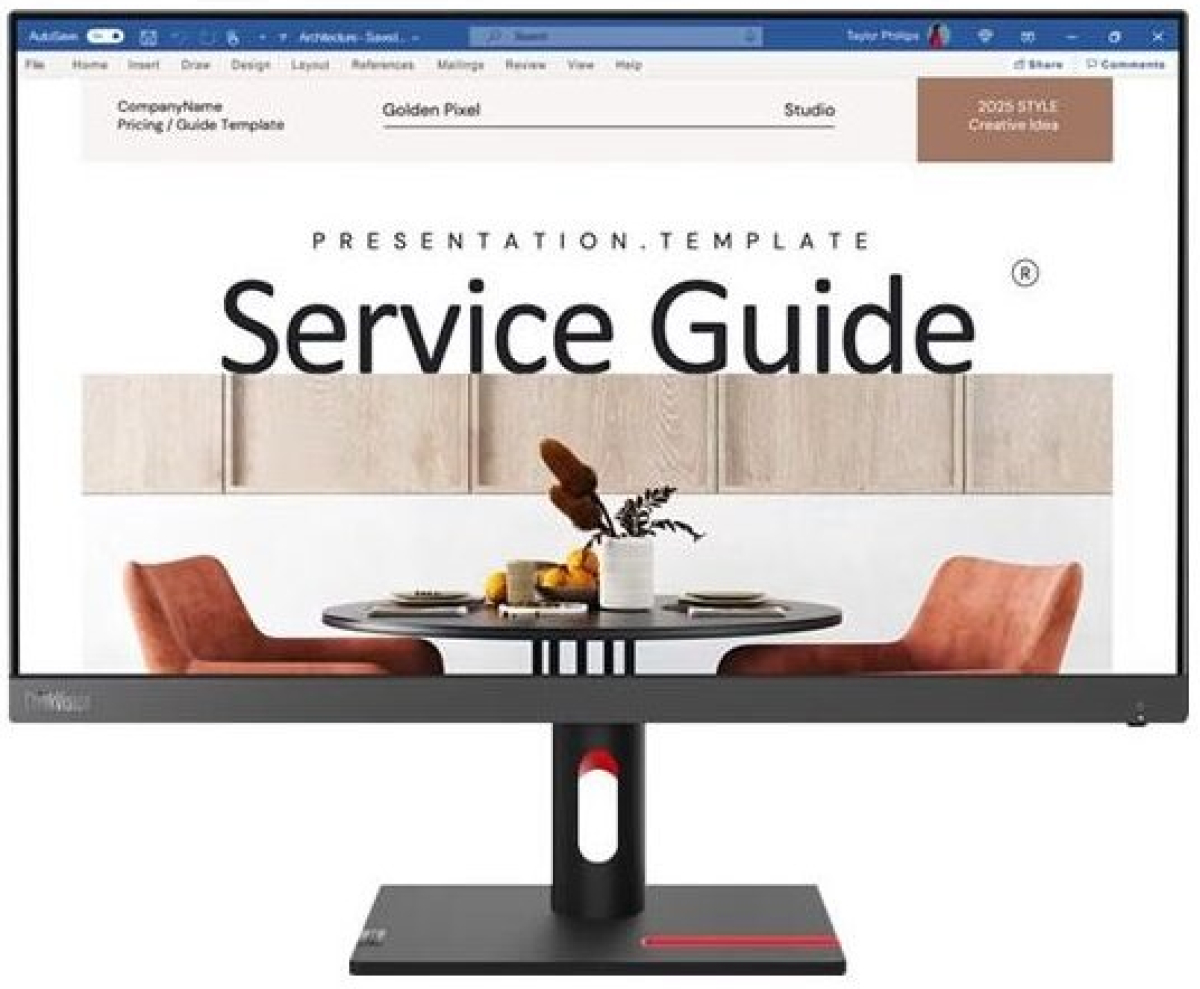Монитор Lenovo ThinkVision S24i-30, 23.8" 1920 x 1080 Full HD, IPS, 4ms, 100Hz, 1x VGA, 1x HDMIна ниска цена с бърза доставка - BestPC.BG