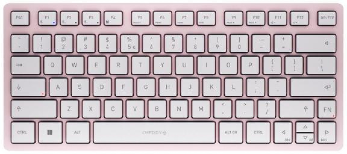 Безжична клавиатура CHERRY KW 7100 MINI BT, Bluetooth, Розована ниска цена с бърза доставка - BestPC.BG