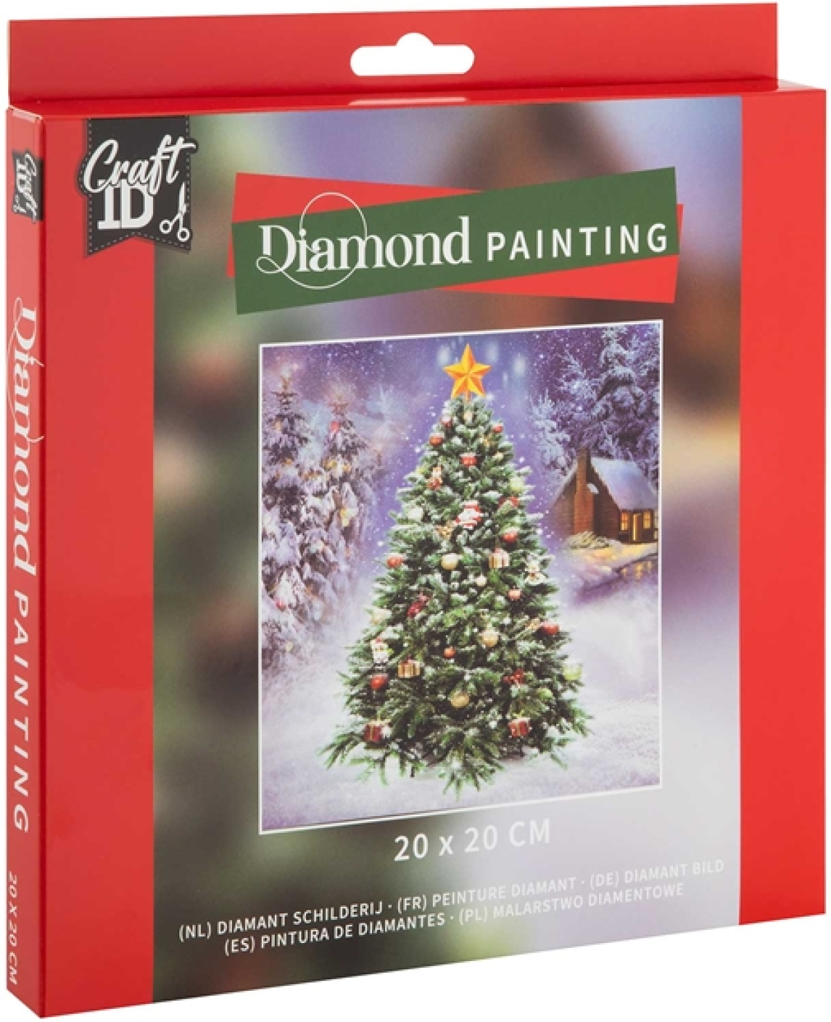 Craft ID Рисуване с мъниста - Елха, 20 х 20 cmна ниска цена с бърза доставка - BestPC.BG