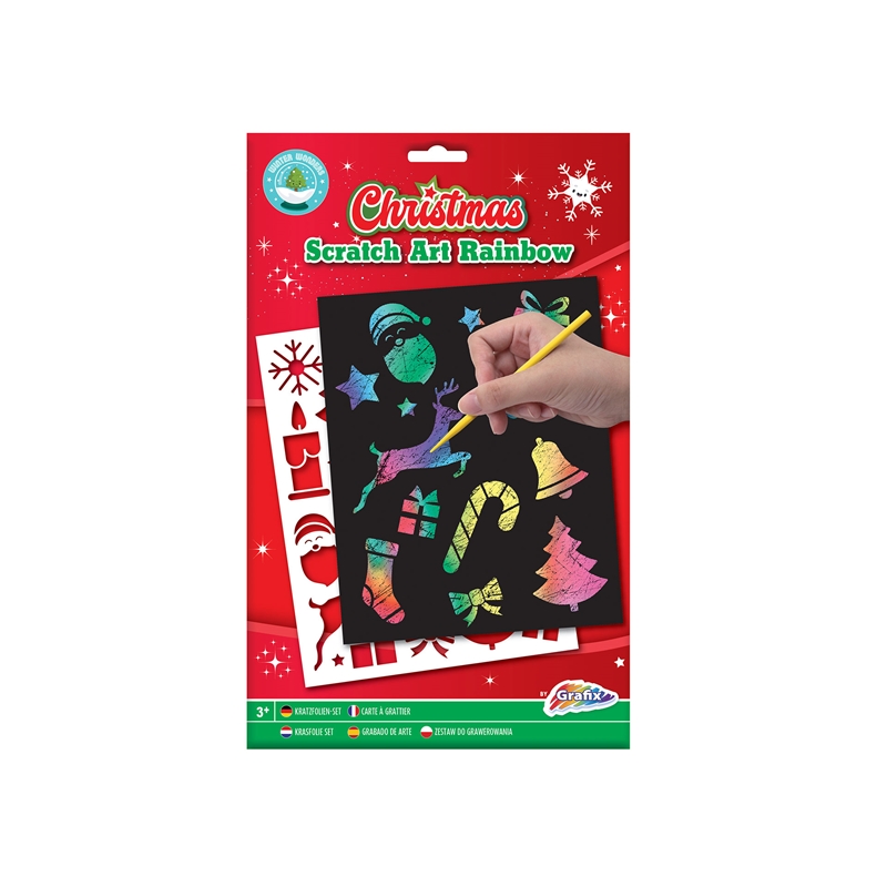 Moxy Книжка за издраскване, коледна, А5на ниска цена с бърза доставка - BestPC.BG