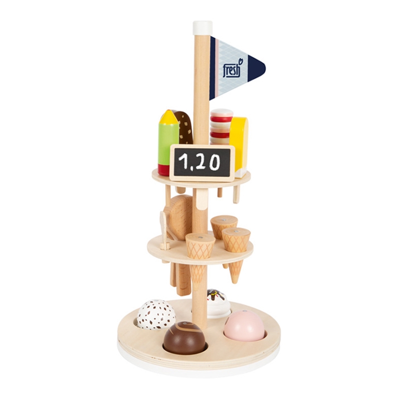 Small Foot Щанд за сладолед, с принадлежности, дървенна ниска цена с бърза доставка - BestPC.BG