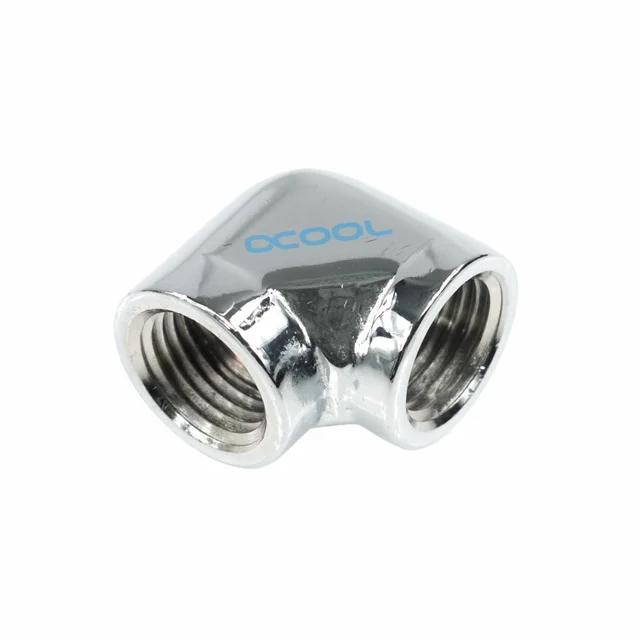 Охлаждане L-конектор Alphacool HF, Вътрешна резба G1-4 - G1-4, 90, Хромна ниска цена с бърза доставка - BestPC.BG