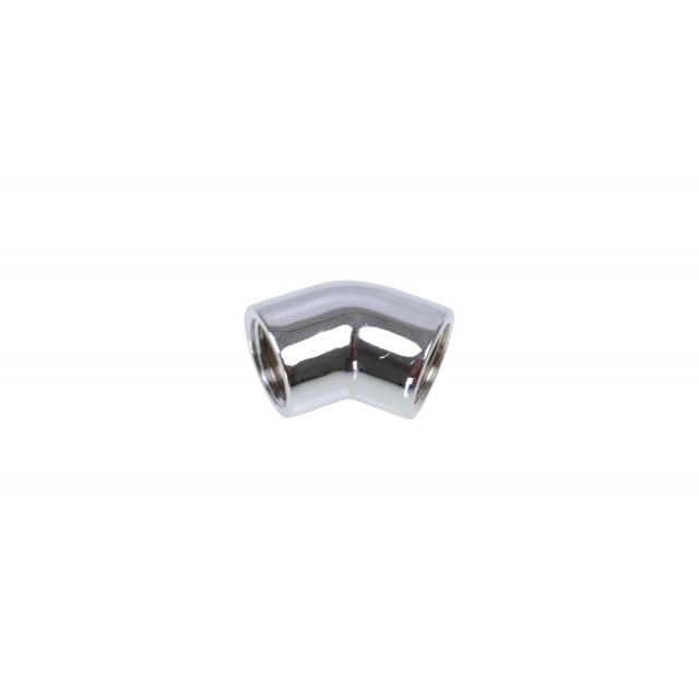 Охлаждане L-конектор Alphacool HF, Вътрешна резба G1-4 - G1-4, 45, Хромна ниска цена с бърза доставка - BestPC.BG