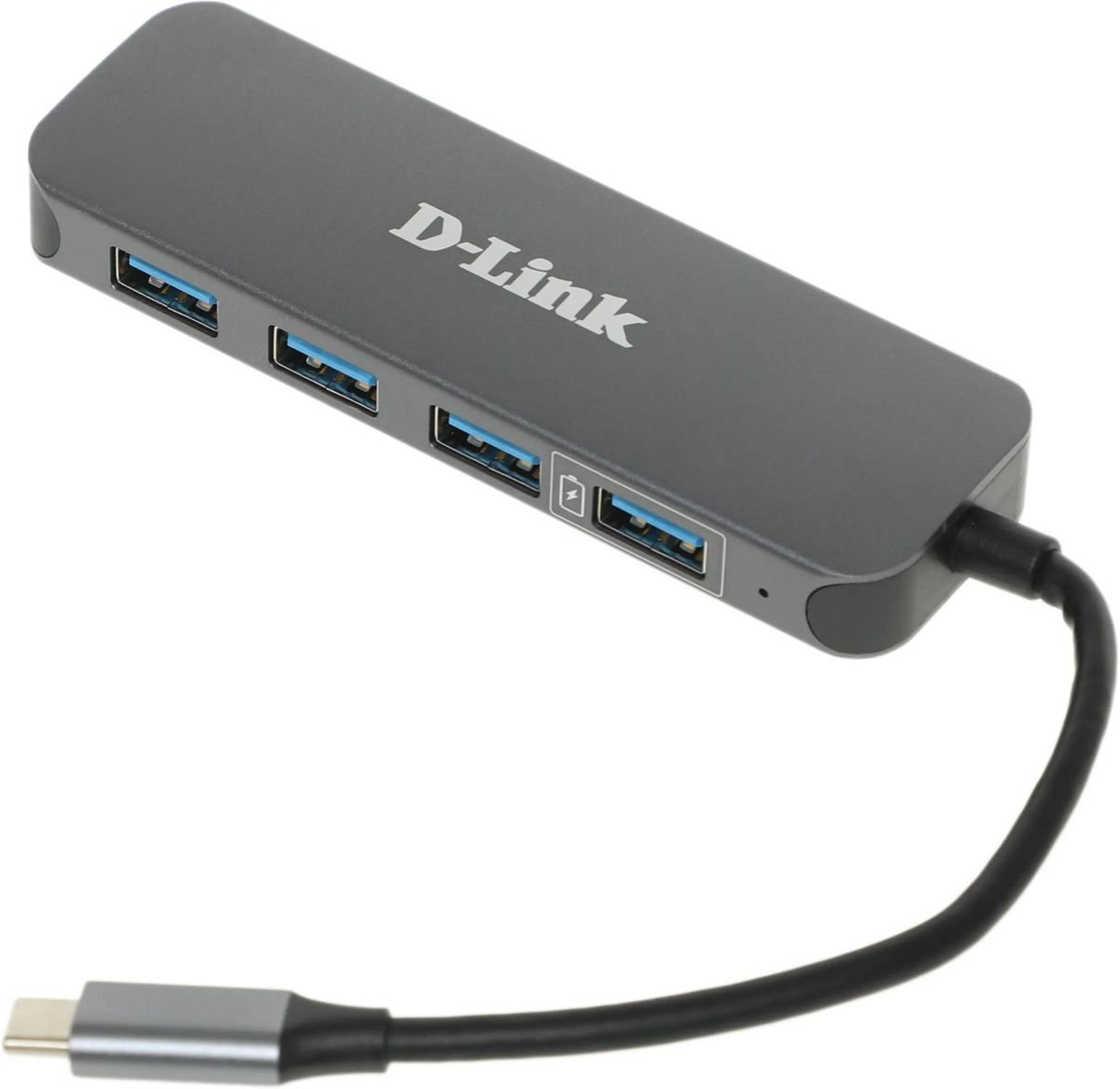 USB Хъб D-LINK USB-C to 4 Port USB 3.0 Hub with USB-C Power Delivery 60Wна ниска цена с бърза доставка - BestPC.BG