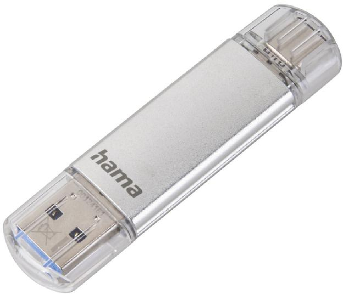 USB памет HAMA Тип USB-C-USB-A 3.0 Laeta, 32GB, 40 MB-s, silverна ниска цена с бърза доставка - BestPC.BG