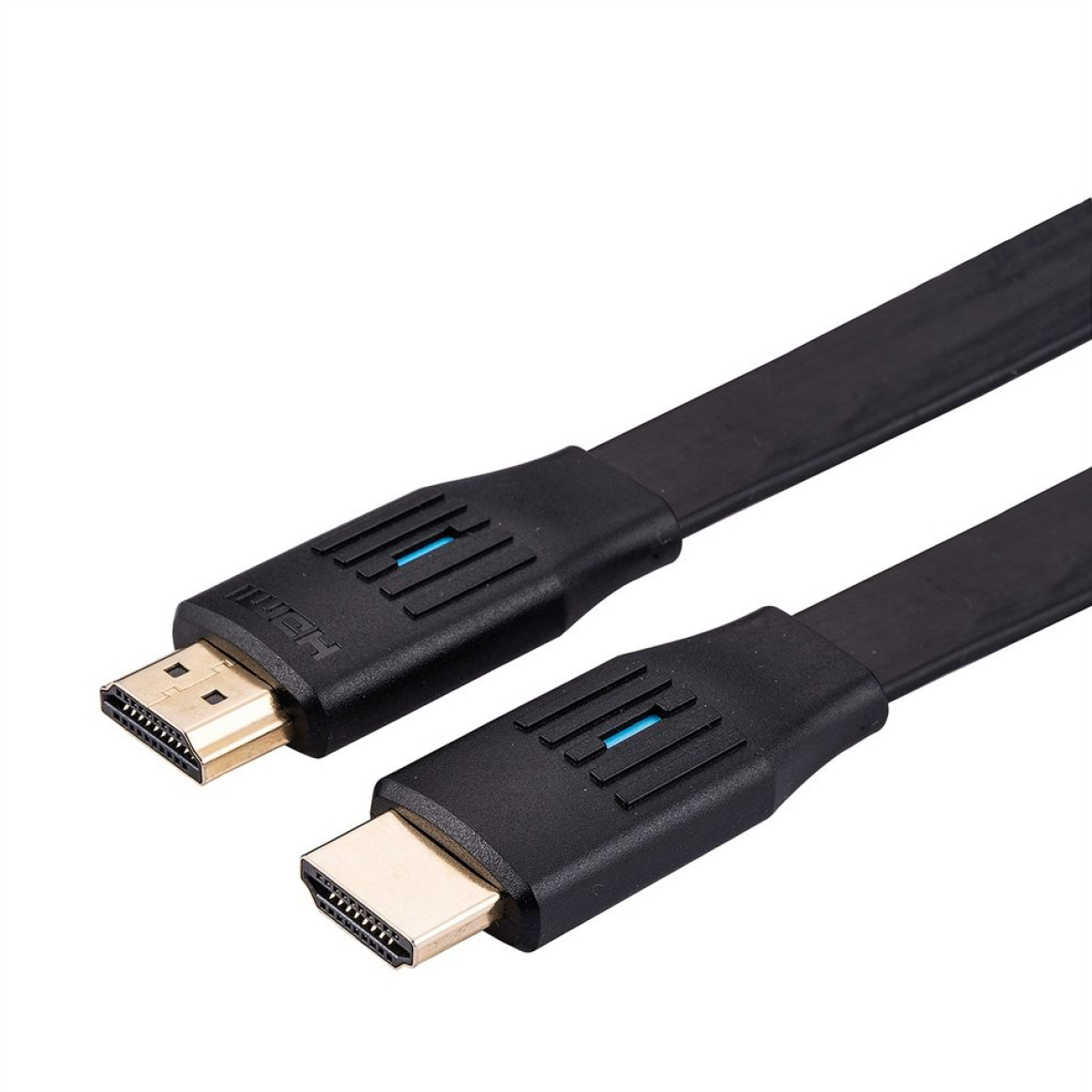 VALUE 11.99.5906 :: Кабел HDMI 8K (7680x4320) UltraHD, плосък, M-M, черен, 1.0 мна ниска цена с бърза доставка - BestPC.BG