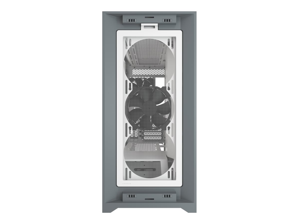 Кутия Corsair 5000D Airflow Mid Tower, Tempered Glass, Бялана ниска цена с бърза доставка - BestPC.BG