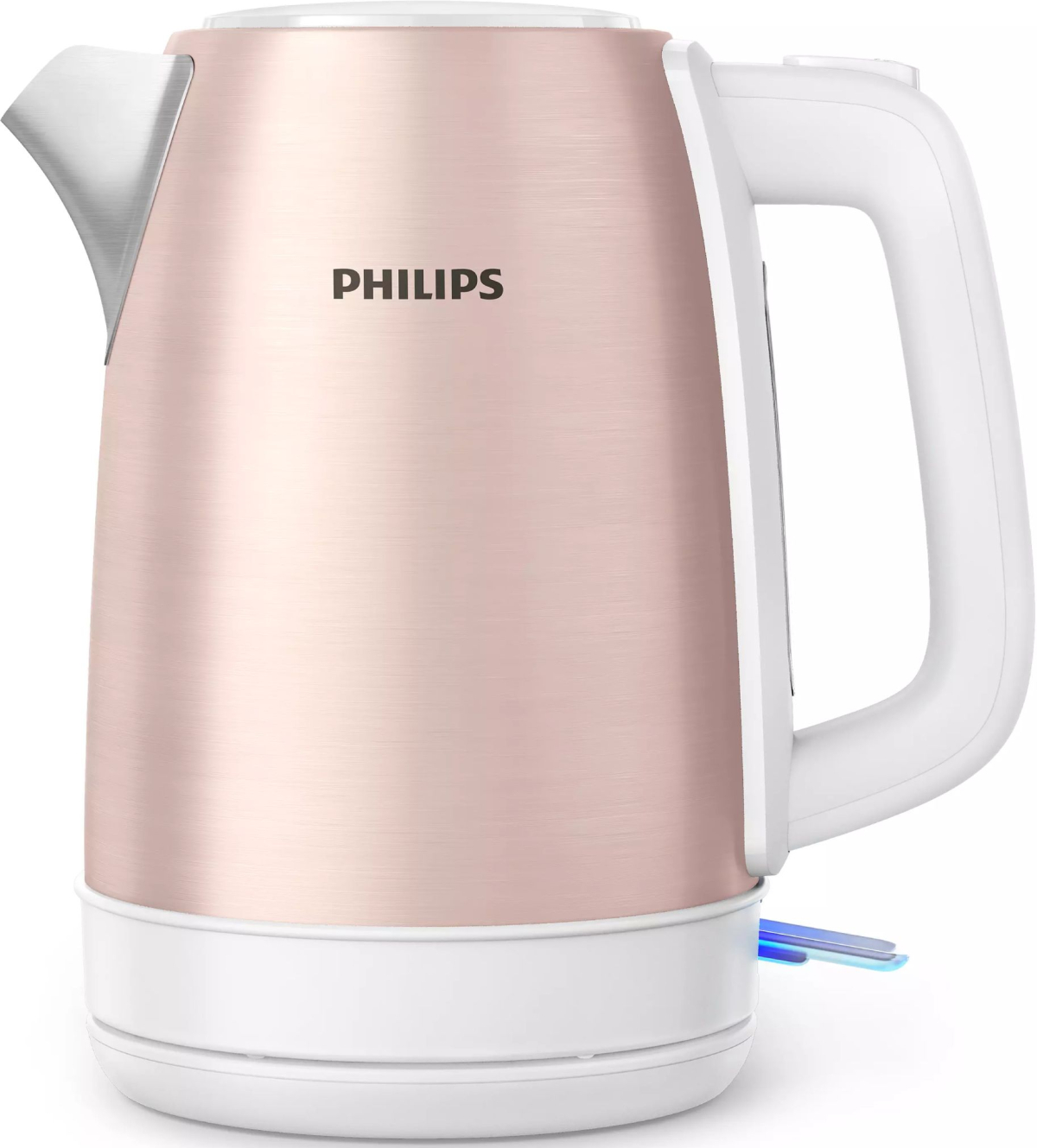Philips електрическа кана DailyCollection 1,7л метален корпус - цвят розовна ниска цена с бърза доставка - BestPC.BG