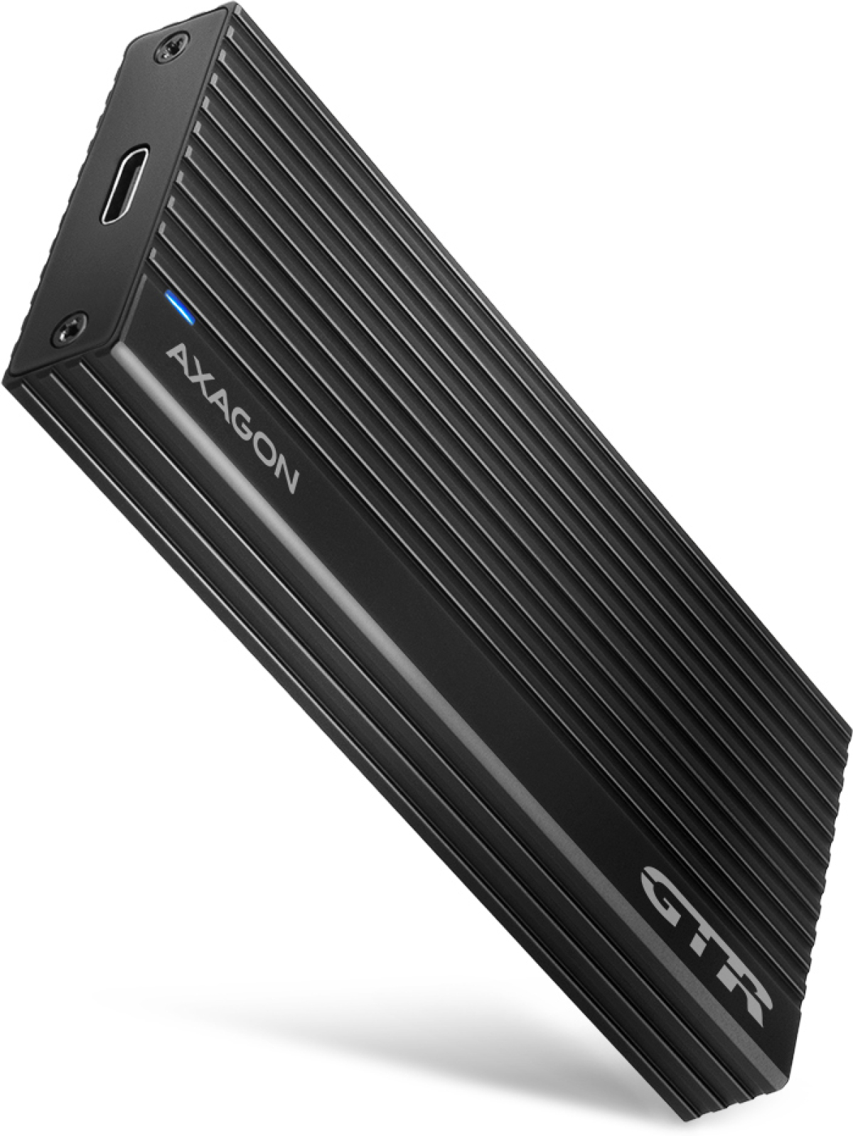 Кутия/Чекмедже за HDD AXAGON EEM2-GTR, USB 3.2 Type C, Алуминиев корпус, LED индикатор, Черенна ниска цена с бърза доставка - BestPC.BG