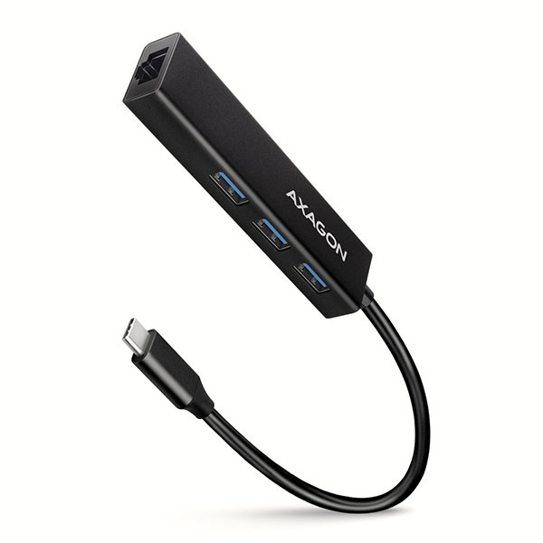 USB Хъб USB-C to Giga LAN + 3xUSB3 HUB, AXAGON HMC-GL3Aна ниска цена с бърза доставка - BestPC.BG