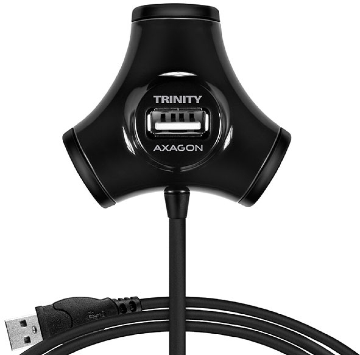 USB Хъб HUB USB2-А to 4xUSB2 A, Trinity, 1.2m, AXAGON HUE-X3Bна ниска цена с бърза доставка - BestPC.BG