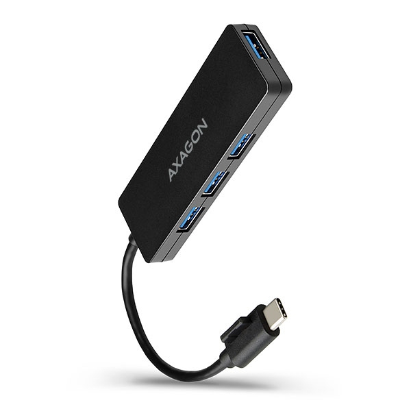 USB Хъб HUB USB3-А to 4xUSB3 A, Slim, AXAGON HUE-G1Cна ниска цена с бърза доставка - BestPC.BG