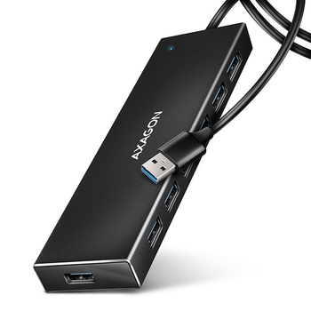 USB Хъб HUB USB3-А to 7xUSB3 A, 1m, AXAGON HUE-F7Aна ниска цена с бърза доставка - BestPC.BG