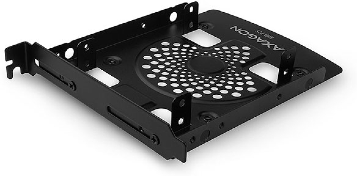 Кутия/Чекмедже за HDD Адаптep за монтиране на HDD 2х 2.5" към 3.5"-PCI, AXAGON RHD-P25, Алуминиев, Черенна ниска цена с бърза доставка - BestPC.BG