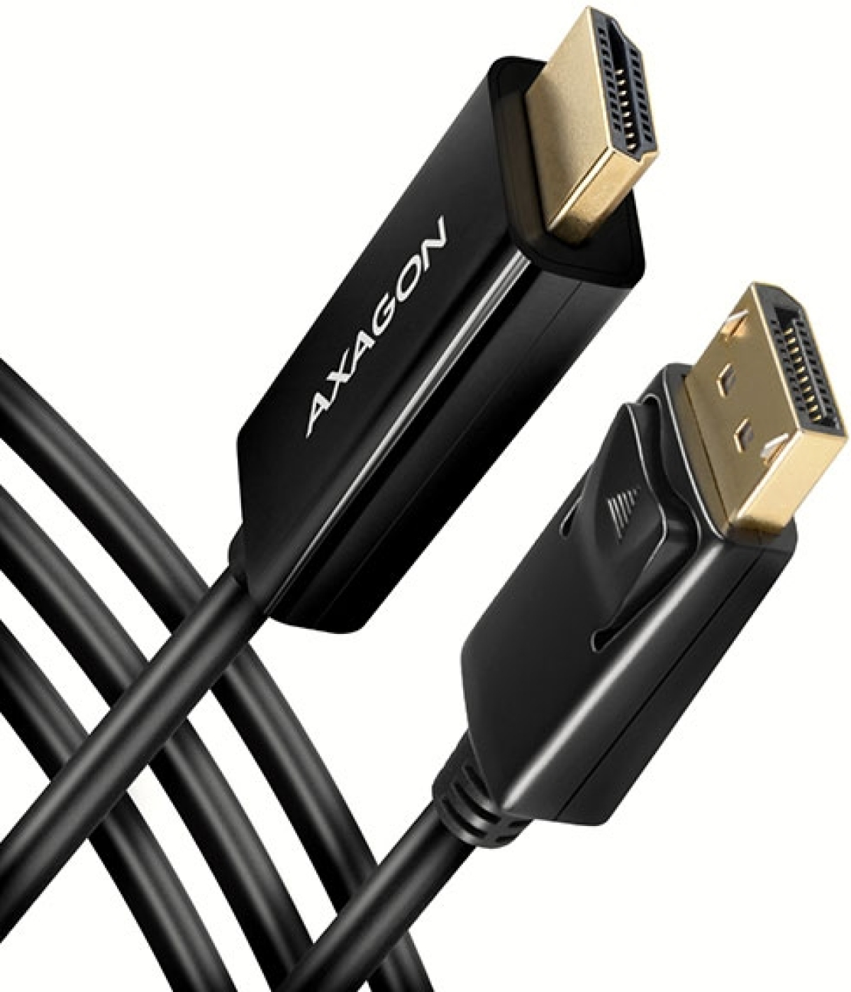 Кабел/адаптер Cable DP M - HDMI M, 1.8m, 4K, AXAGON RVD-HI14C2на ниска цена с бърза доставка - BestPC.BG