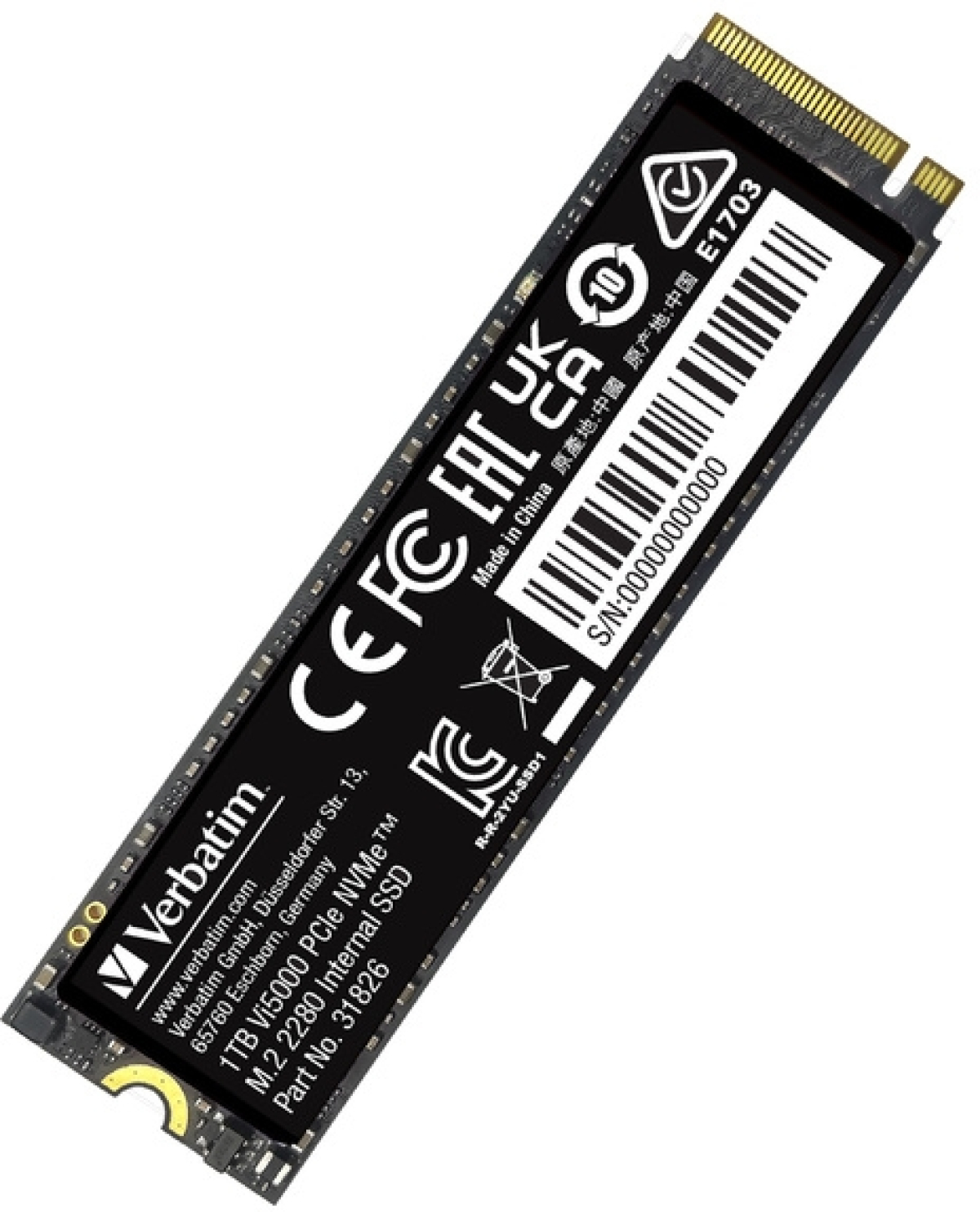 SSD Verbatim Vi5000, 1 TB, 5000 MB/s, M.2 2280, PCI Express 4.0 x4на ниска цена с бърза доставка - BestPC.BG