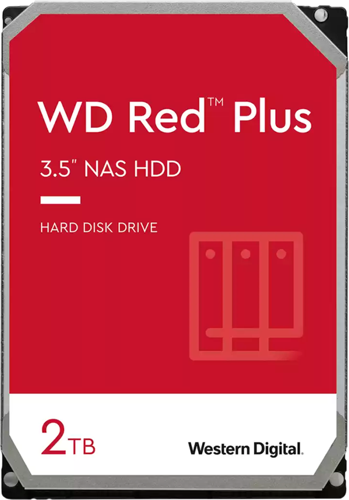 HDD NAS Western Digital Red Plus Bulk, 2TB HHD NAS, SATA, 128MB cache, 5400 rom, 3.5"на ниска цена с бърза доставка - BestPC.BG