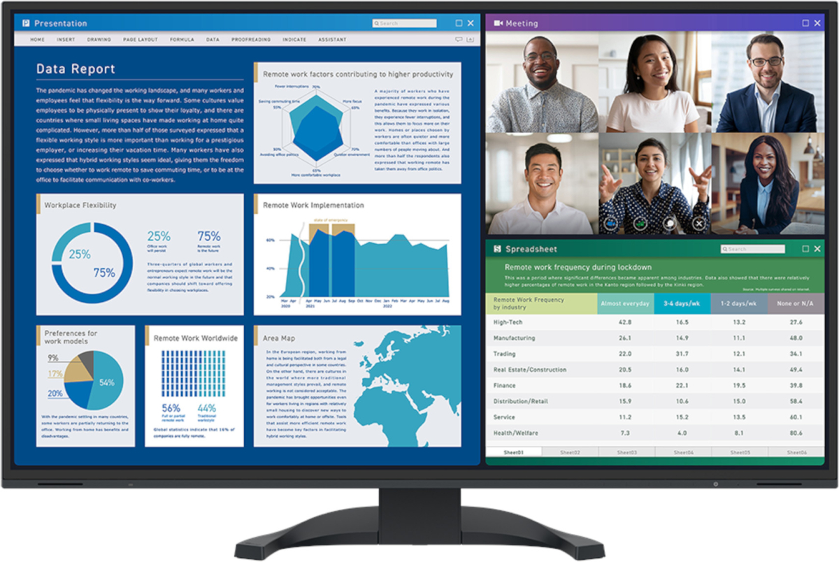 Монитор EIZO EV3240X-BK, 31,5\'\', IPS LED Panel, 16:9, 3840x2160 (4K UHD), 350cd/m2, 2000:1на ниска цена с бърза доставка - BestPC.BG