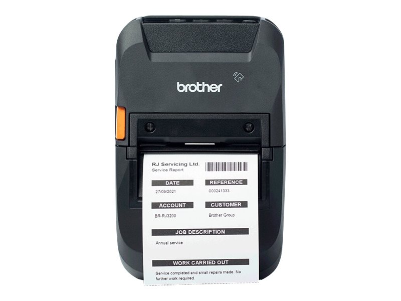 Етикетен принтер BROTHER RuggedJet RJ-3230BL Label printer direct thermal Roll 72mm 203dpi 127mm-sec USB NFC Bluetooth 5.0на ниска цена с бърза доставка - BestPC.BG