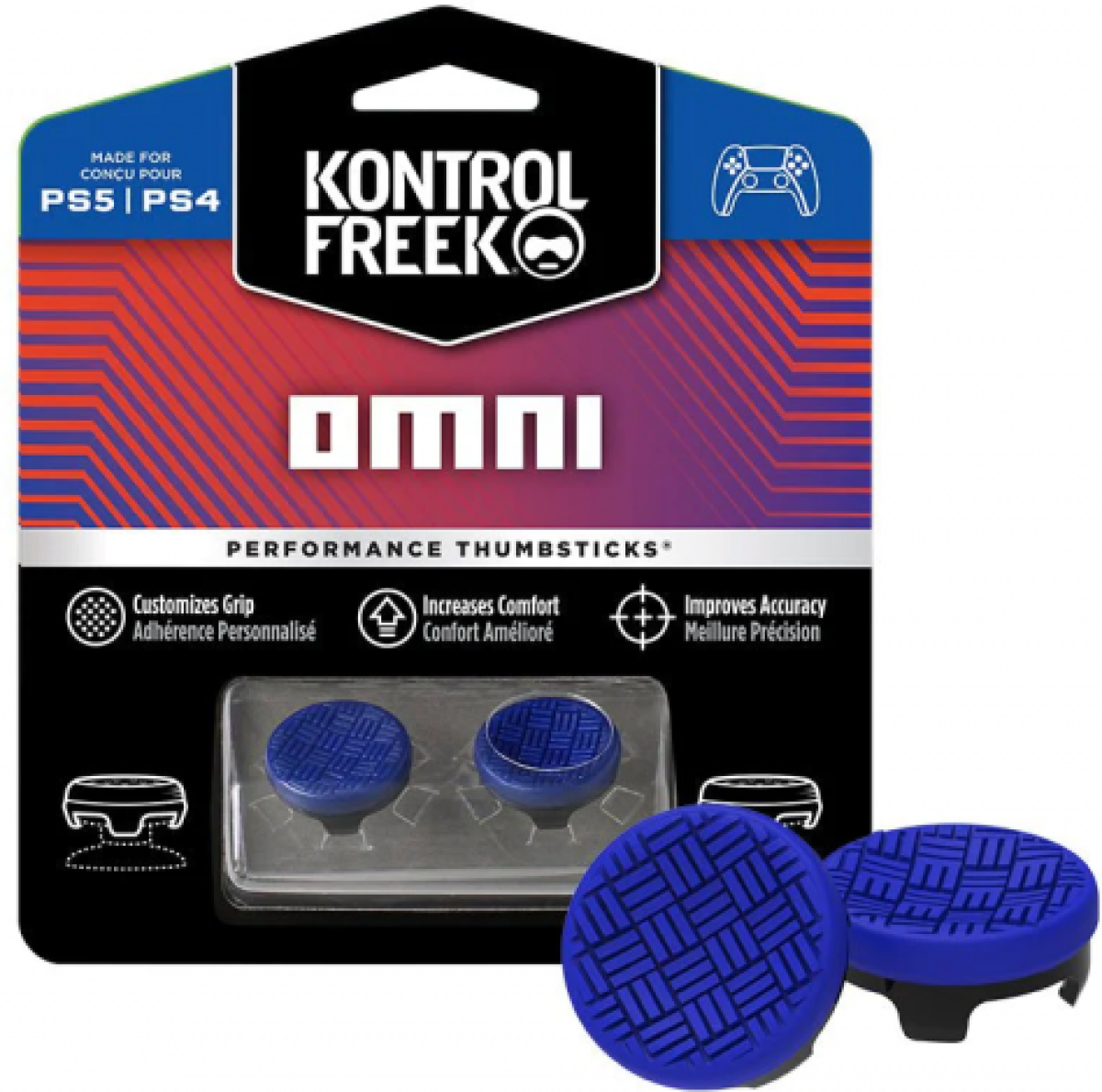 Други Performance Thumbsticks KontrolFreek Omni Blueна ниска цена с бърза доставка - BestPC.BG