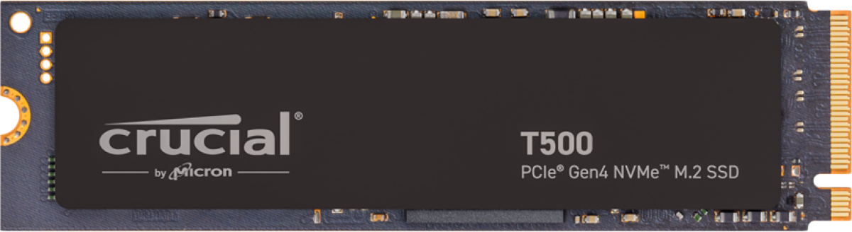 SSD rucial T500, 1TB, PCIe Gen4, 7400 MB/s, NAND Flash, M.2 2280на ниска цена с бърза доставка - BestPC.BG