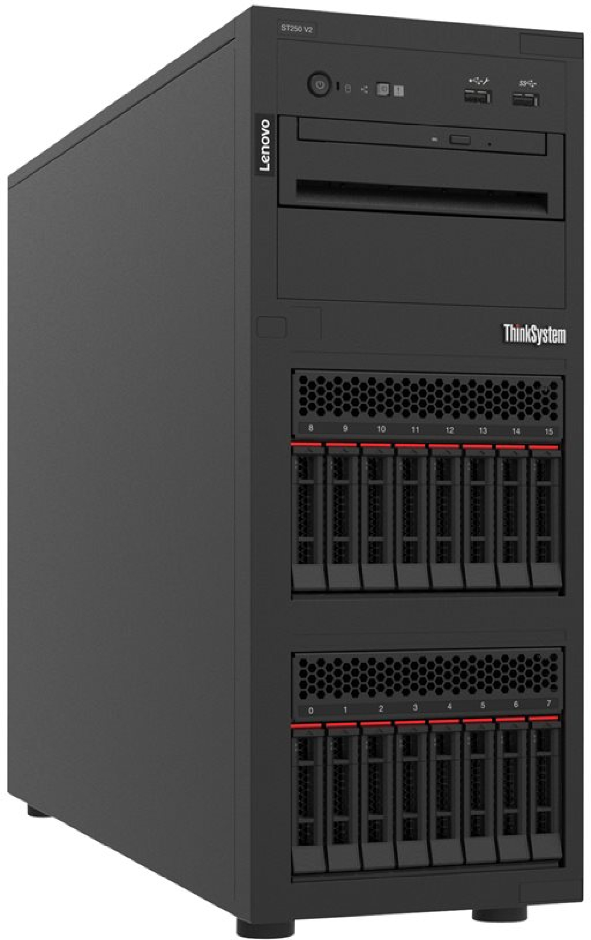 Сървър LENOVO ThinkSystem ST250 V2 Xeon E-2356G 6C 3.2GHz 12MB Cache 16GB UDIMM 8x2.5in SWна ниска цена с бърза доставка - BestPC.BG