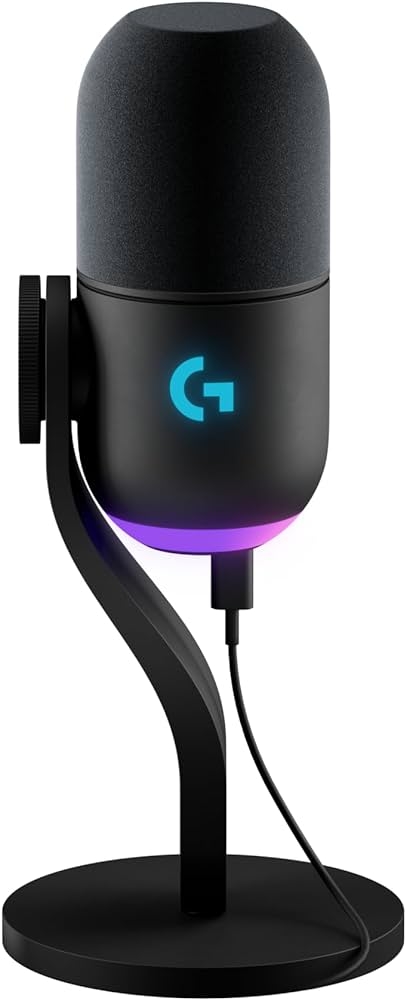 Микрофон Logitech Yeti GX Dynamic RGB Gaming Mic with LIGHTSYNC - BLACK - USB - N-Aна ниска цена с бърза доставка - BestPC.BG