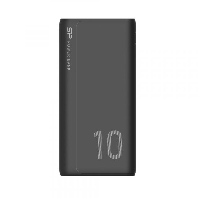 Външна батерия Silicon Power QP15, 10000 mAh, USB Type-C, USB 3.0, Fast Charging, Черенна ниска цена с бърза доставка - BestPC.BG