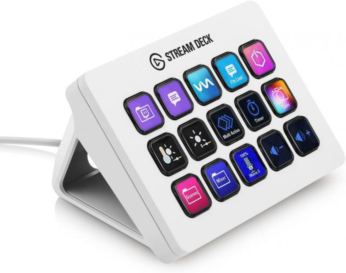 Контролер Elgato Stream Deck MK.2 - 15 Customizable LCD Keys Whiteна ниска цена с бърза доставка - BestPC.BG