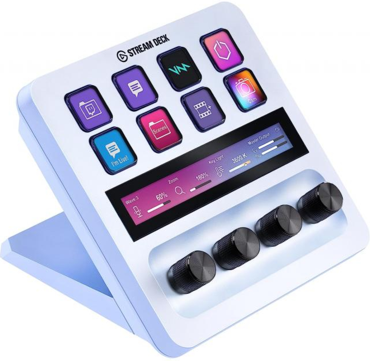 Мултимедиен продукт Контролер Elgato Stream Deck Plus Whiteна ниска цена с бърза доставка - BestPC.BG