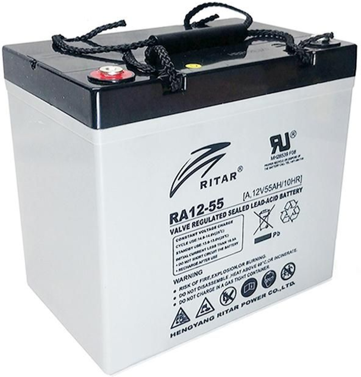 Оловна AGM Deep cycle батерия RITAR (DC12-55), 12V, 55Ah, 229 х 138 х 211 мм.на ниска цена с бърза доставка - BestPC.BG