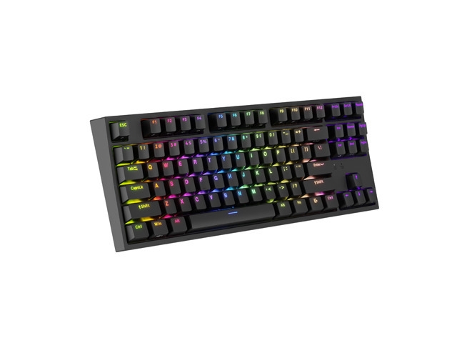 Клавиатура Genesis, Геймърска Thor 404 TKL RGB подсветка, US Layout Yellow Switch, чернана ниска цена с бърза доставка - BestPC.BG