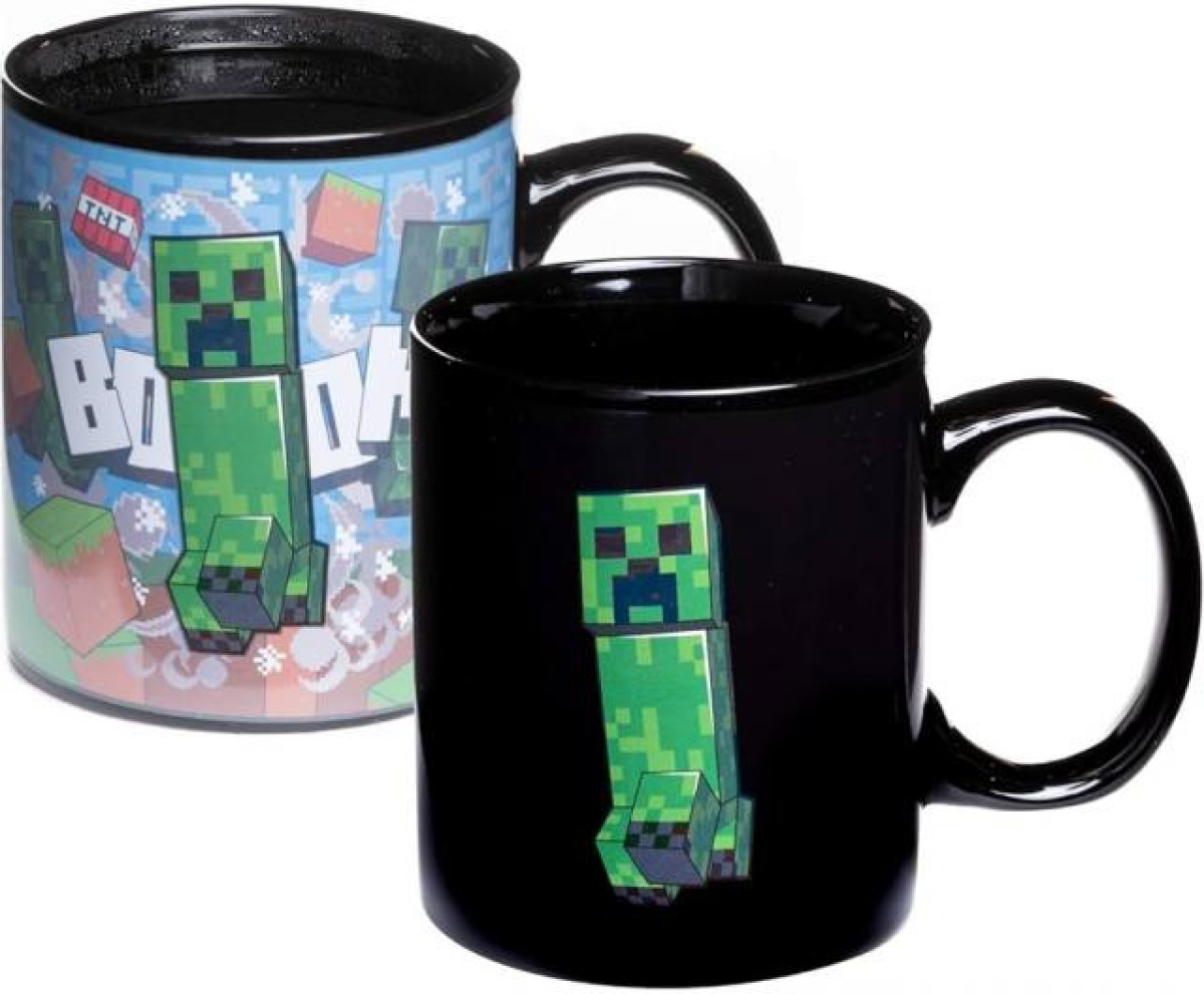 Чаша Paladone Minecraft Creeper Heat Change Mugна ниска цена с бърза доставка - BestPC.BG