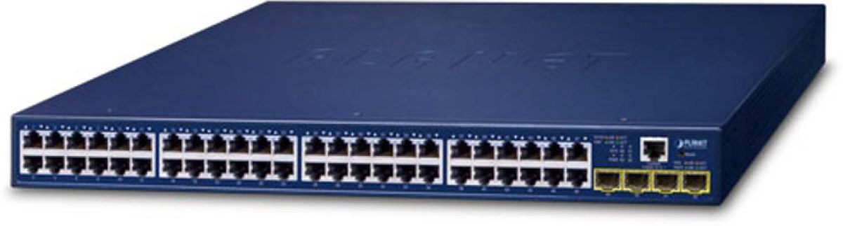 Комутатор/Суич Управляем суич с 48 порта 10-100-1000BASE-T и 4 порта 100-1000BASE-X SFPна ниска цена с бърза доставка - BestPC.BG