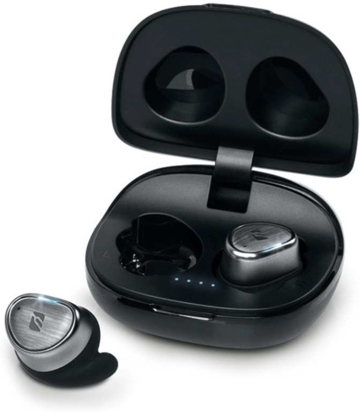 Muse M-290 TWS слушалки тапи, Bluetooth, сивна ниска цена с бърза доставка - BestPC.BG