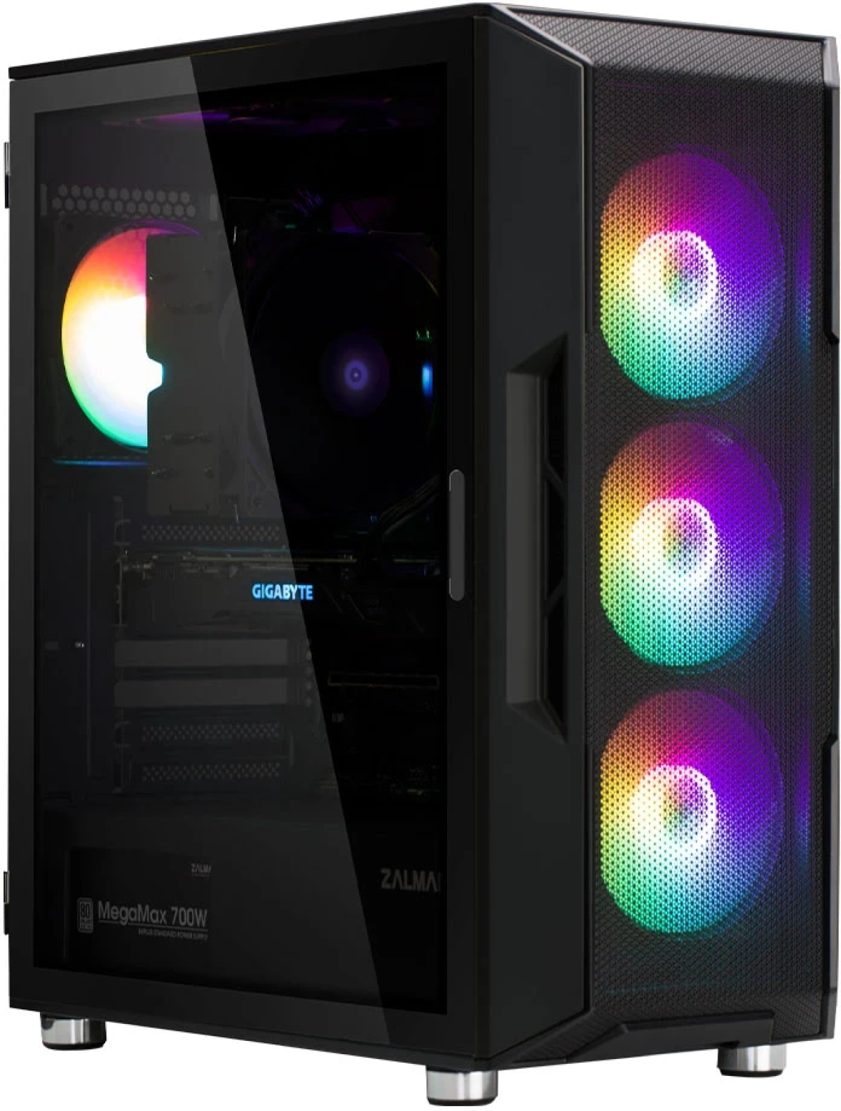 Zalman кутия Case ATX - I3 NEO Black - RGB, Meshна ниска цена с бърза доставка - BestPC.BG