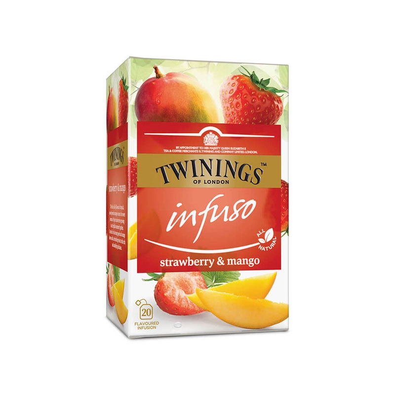 Twinings Чай ''Ягода и манго'', плодов, 2 g, в пакетче, 20 брояна ниска цена с бърза доставка - BestPC.BG