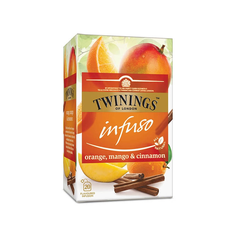 Twinings Чай ''Портокал, манго и канела'', плодов, 2 g, в пакетче, 20 брояна ниска цена с бърза доставка - BestPC.BG
