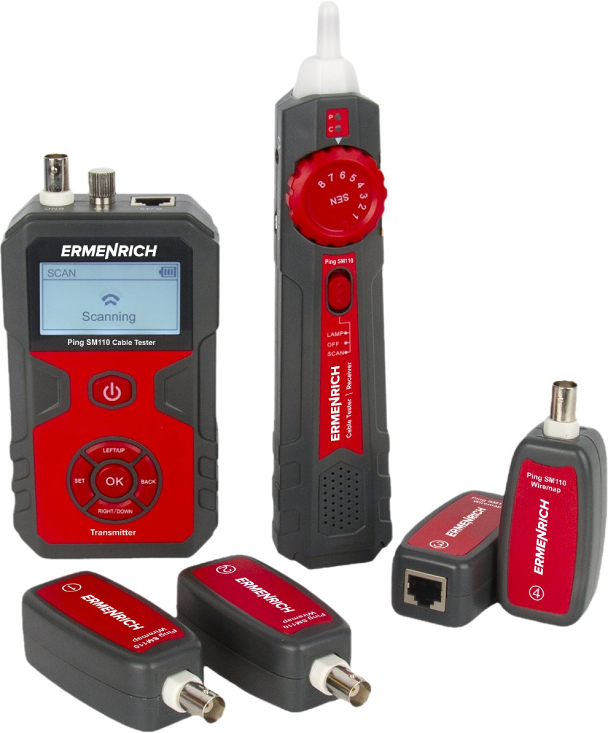 Инструмент/Тестер Тестер за кабели Ermenrich Ping SM110на ниска цена с бърза доставка - BestPC.BG