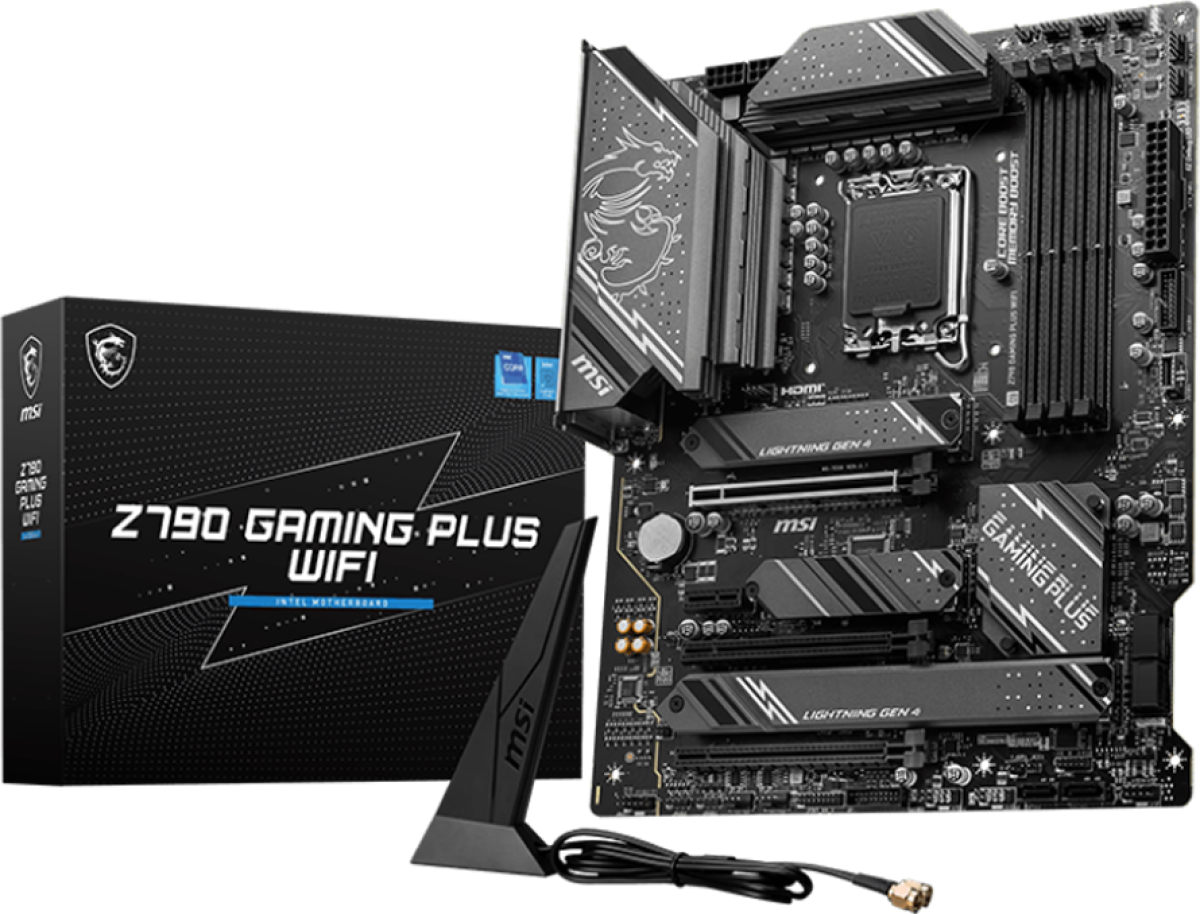 Дънна платка MSI Z790 GAMING PLUS WIFI, LGA 1700, 4x DDR5, IEEE 802.11ax, Bluetooth 5.3на ниска цена с бърза доставка - BestPC.BG