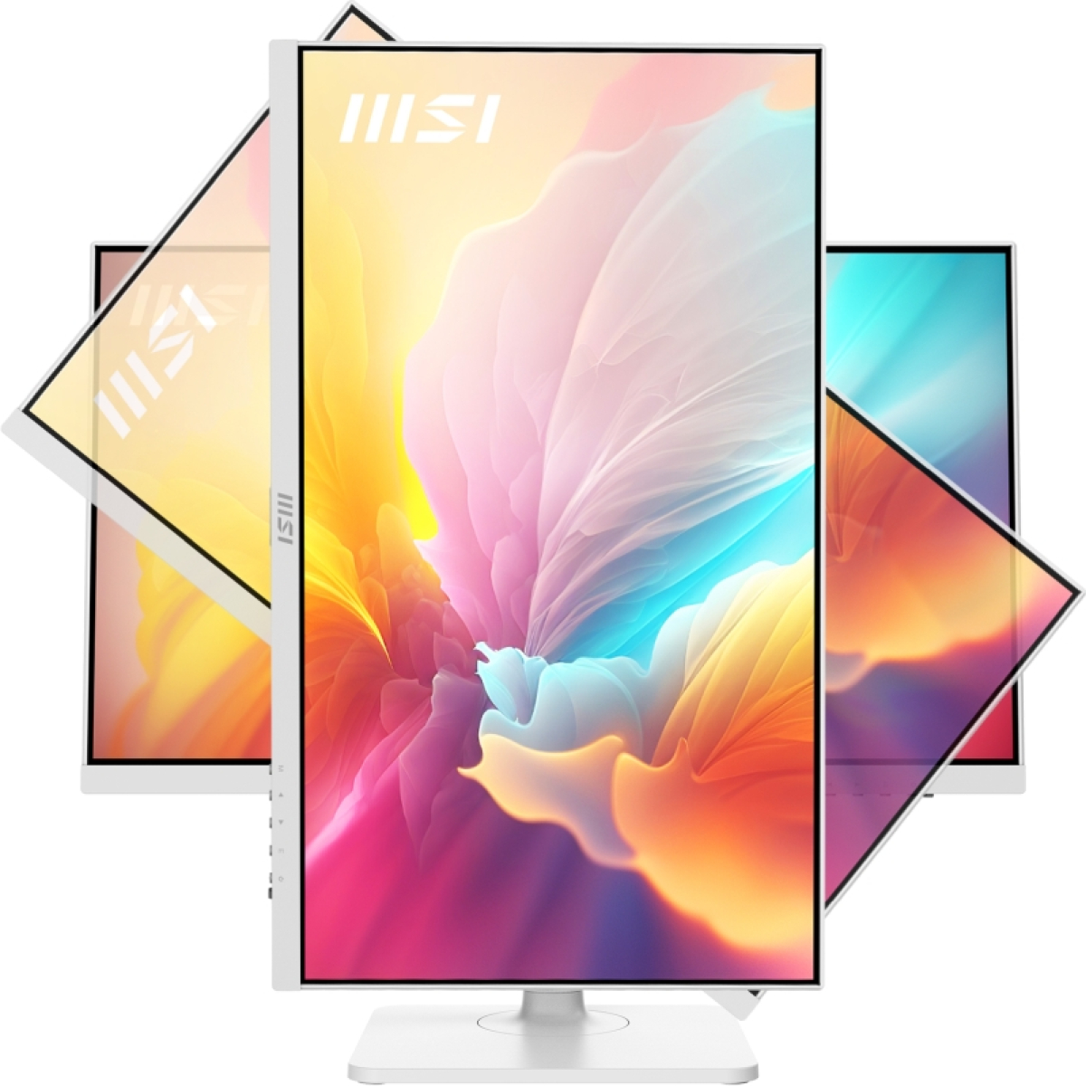 Монитор MSI PRO MODERN, 23.8" FullHD, IPS, 2x 3W, 16:9, USB Type C,1х HDMI, 1х DP, Бялна ниска цена с бърза доставка - BestPC.BG