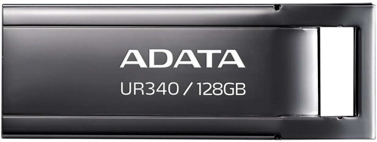 ADATA UR340,128 GB, 100 MB/s, USB 3.2, Метален корпус, Черенна ниска цена с бърза доставка - BestPC.BG