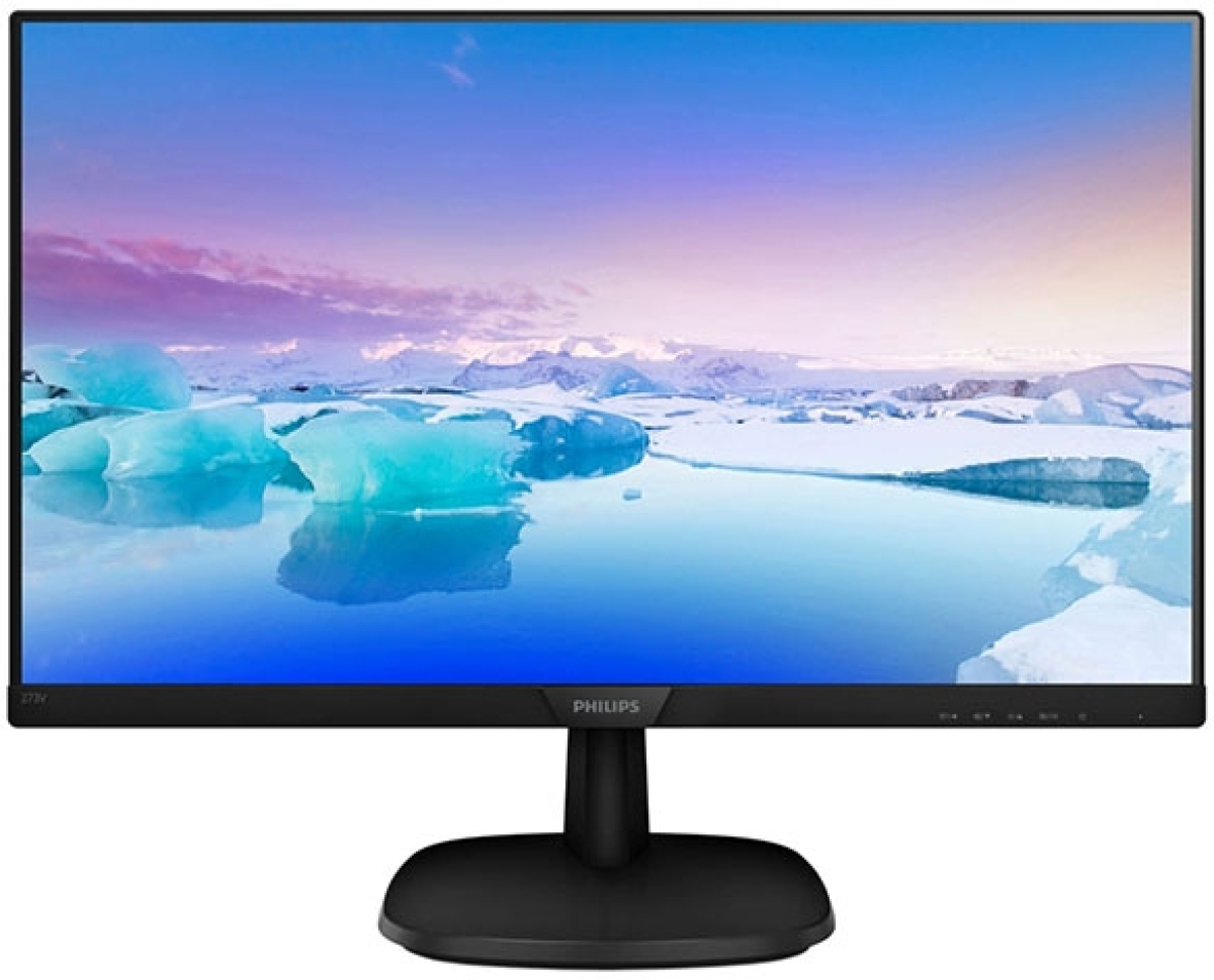 Монитор PHILIPS 273V7QDSB 27" 1920x1080, FHD, IPS, 250 nits, 75Hz, 5ms, HDMI, VGA, DVIна ниска цена с бърза доставка - BestPC.BG